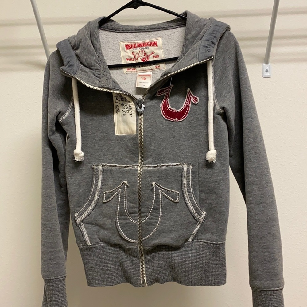 SUPER SOFT True Religion hooded jacket